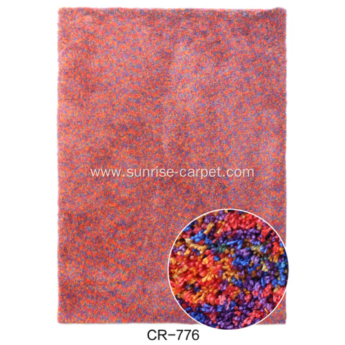 Microfiber Space Dyed Yarn Carpet Rug